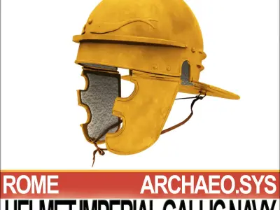 Roman Helmet Imperial Gallic Navy 3D model