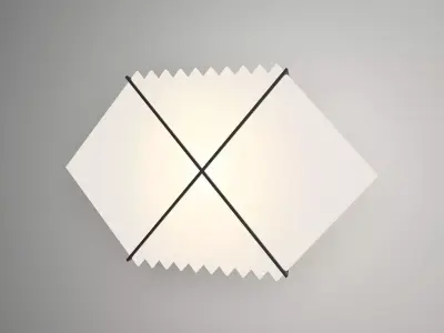Black Hole Wall Lamp Free 3D model