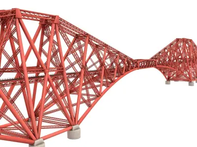 Forth Bridge 3D model