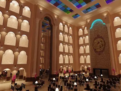 Hotel Lobby 3D model