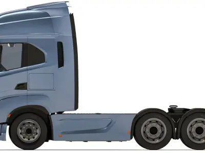 Iveco S-Way 570 6x2 2022 3D model