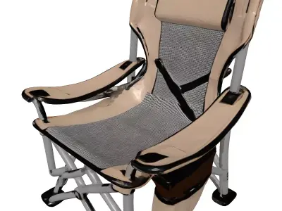 Realistic Folding Camping Chair 3D model