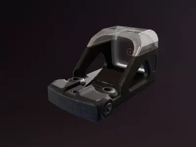 OMSx RedDot Sight Low-poly 3D model