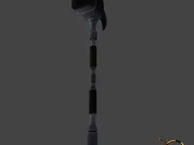 Hand Painted War Hammer Free 3D model