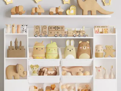 Decor set for kids 05 3D model