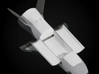 X-37B Spaceplane 3D model