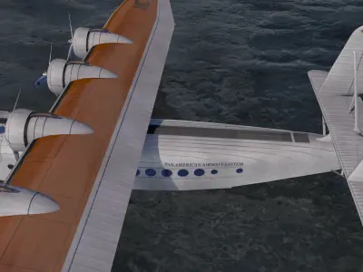 Sikorsky S-42 Pan Am Clipper 3D model