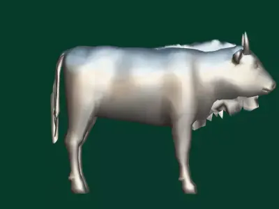 European Bison Calf Free 3D model