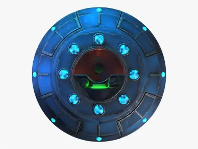 UFO Spaceship Free 3D model