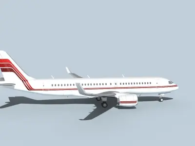 Bombardier CS100 Corporate 1 3D model