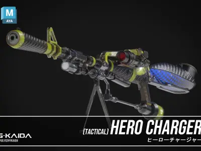 Prop - Weapon - Hero Charger - Tactical Version 3D model