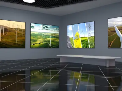 Enterprise Showroom A high quality Enterprise Showroom 3D model