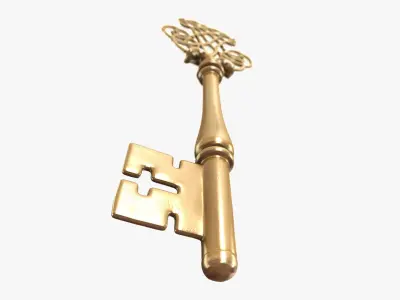 Gold Key 3D model