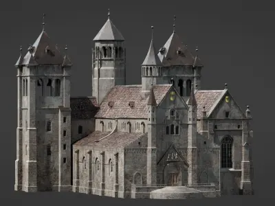 Late Medieval Period Central Europe Assets 3D model