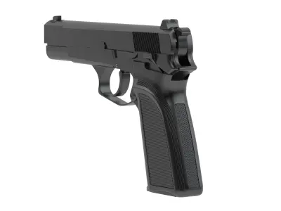 FN HP-DA Pistol 3D model