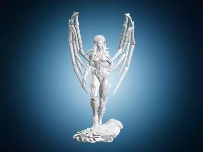 Sarah Kerrigan Statue 3D print model