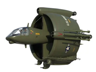 Convair model 49 3D model