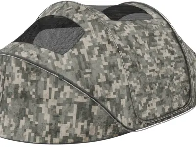 Military Tent 3D model