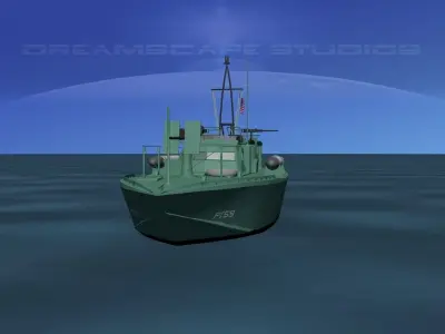 Patrol Torpedo Boat PT59 3D model