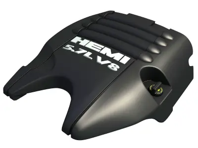 Black Engine Cover 088 3D model