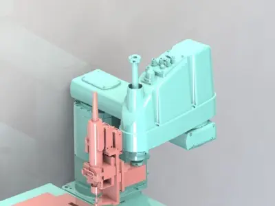  Automatic screw machine 3D model