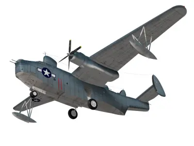 Martin PBM 5A mariner 3D model