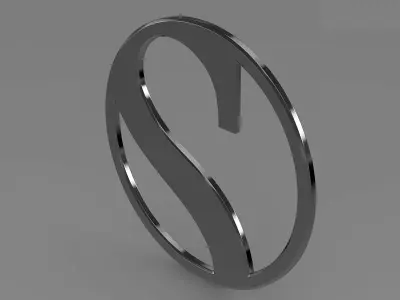 Sauber logo 3D model