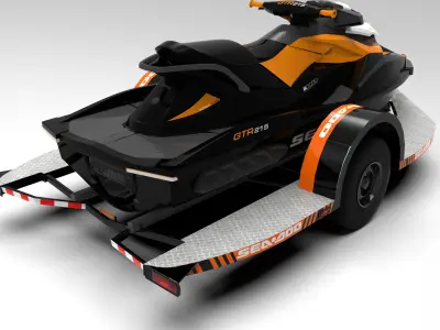 Sea-Doo GTR 215 3D model