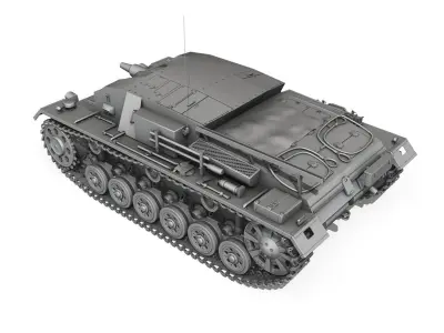StuG III - Ausfuerung A 3D model