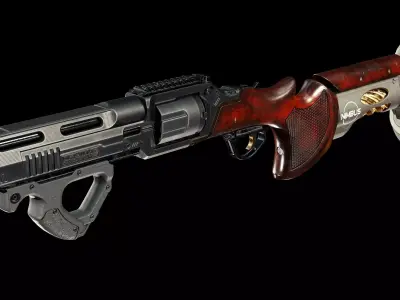 Handmade weapon 3D model