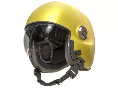 Msa gallet lh050 Pilot Helmet 3D model