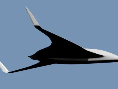 BWB Dolphin Drone 3D model