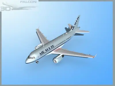 Falcon3D A319 Air South 3D model