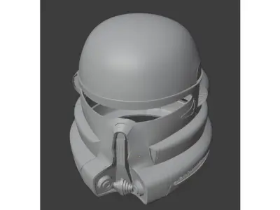 HELMET AIRBORNE TROOPER 3D model