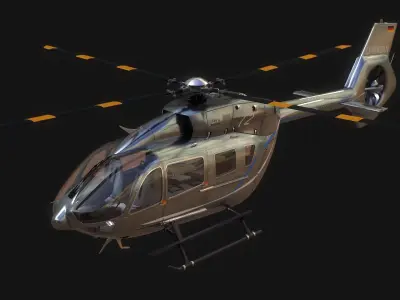 Airbus EC145 3D model