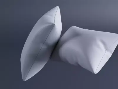 Free Simple Bed Free low-poly 3D model