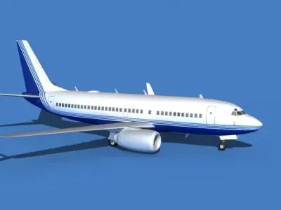 Boeing 737 MAX 7 Corporate 3 3D model