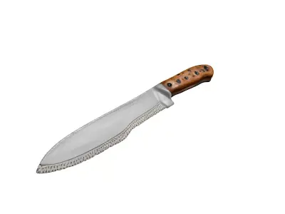 Tactical Outdoor Survival Knife Model 3D model