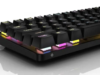 Apex Pro Mini Wireless Keyboard Low-poly 3D model