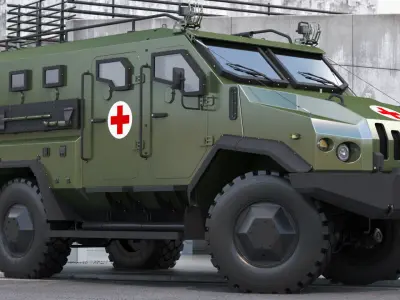 APC Varta Ambulance  3D model