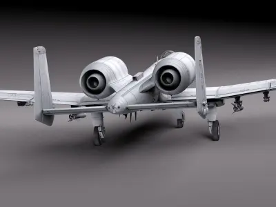 A-10 Thunderbolt Fairchild Republic 3D model