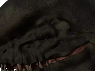 D Rex Distortus Rex Mutant Dinosaur 3D Model Low-poly 3D model