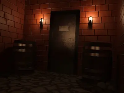 WB Dungeon of the Damned Low-poly 3D model