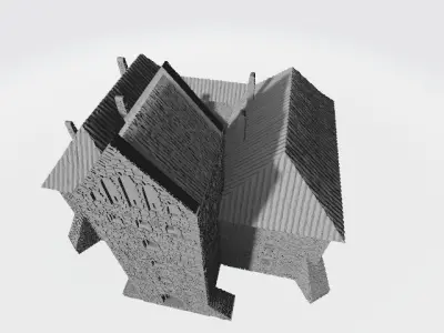 Model castle of Trakai in Lithuania 3D print model