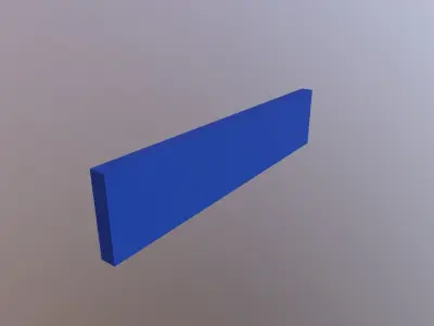 Material Air Lock Low-poly 3D model