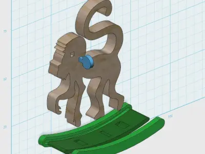 Monkey circle Free 3D print model