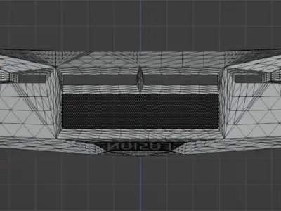 Fusion Bumper Low-poly 3D model