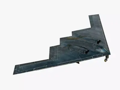 4K Realistic Realistic B2 Spirit Low-poly 3D model