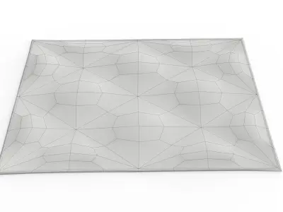 Floor mat Free low-poly 3D model