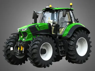 Tractors 4 in 1 3D model